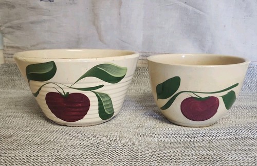 Set watt ware bowls apple - watt,